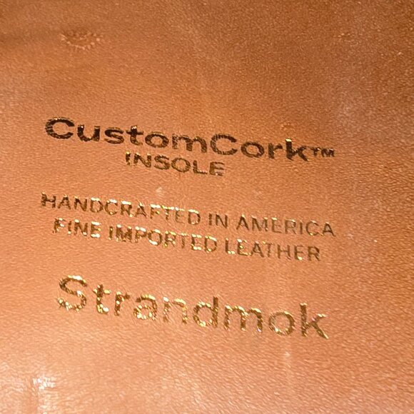 $445 Allen Edmonds 10D Strandmok Black Chromexcel Cap Toe W/ DAINITE Soles 5555 - Picture 4 of 10